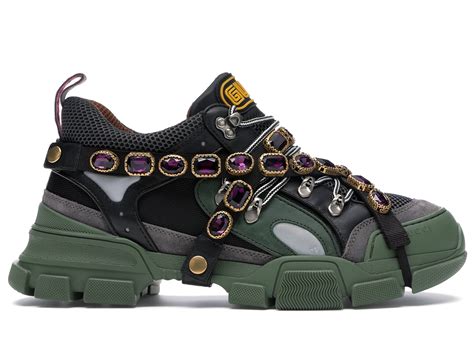 gucci flashtrek sneakers green|Gucci flashtrek diamond.